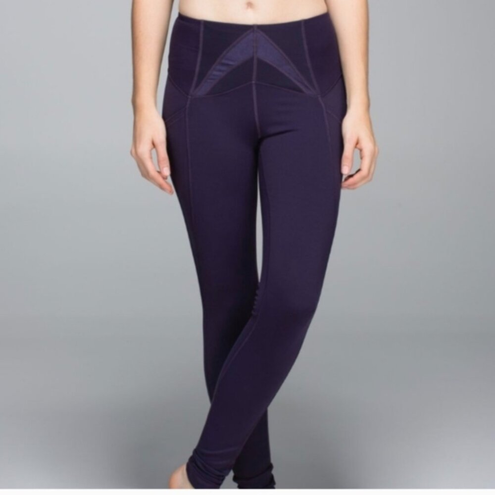 Lululemon Exquisite pant black grape - Picture 2 of 14